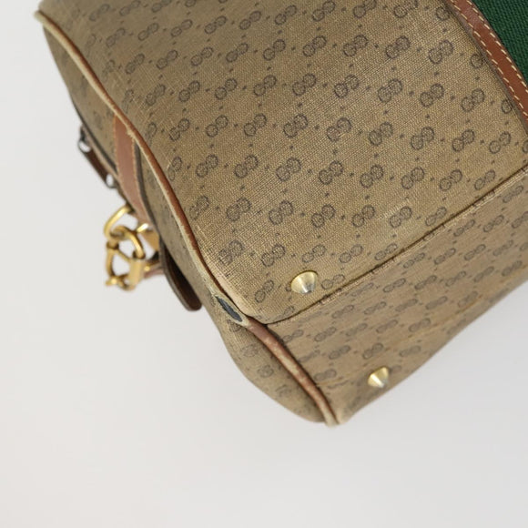 GUCCI Micro GG Supreme Web Sherry Line Tasche PVC Beige 002 58 4422 Auth 160595