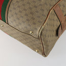 GUCCI Micro GG Supreme Web Sherry Line Tasche PVC Beige 002 58 4422 Auth 160595-18