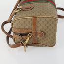 GUCCI Micro GG Supreme Web Sherry Line Tasche PVC Beige 002 58 4422 Auth 160595-4