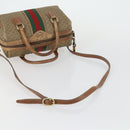 GUCCI Micro GG Supreme Web Sherry Line Tasche PVC Beige 002 58 4422 Auth 160595-7