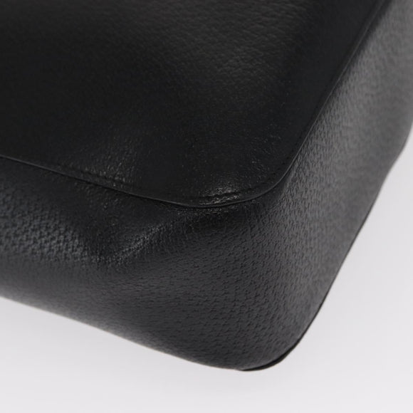 GUCCI Bamboo Tote Bag Leather Black 002 1059 Auth 160597