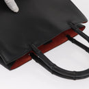 GUCCI Bamboo Tote Bag Leather Black 002 1059 Auth 160597-6