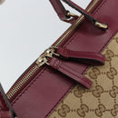 GUCCI GG Canvas Hand Bag Beige Gold 269894 Auth 160600-17