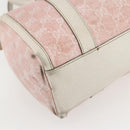 GUCCI GG Canvas Hand Bag Outlet Pink Gold 130942 Auth 160602-16