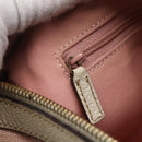 GUCCI GG Canvas Hand Bag Outlet Pink Gold 130942 Auth 160602-19