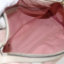 GUCCI GG Canvas Hand Bag Outlet Pink Gold 130942 Auth 160602-11