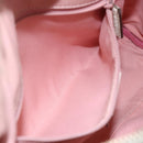 GUCCI GG Canvas Hand Bag Outlet Pink Gold 130942 Auth 160602-22