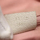 GUCCI GG Canvas Hand Bag Outlet Pink Gold 130942 Auth 160602-12