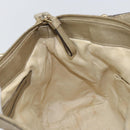 GUCCI GG Canvas Hand Bag Beige Gold 269894 Auth 160609-18