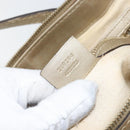 GUCCI GG Canvas Hand Bag Beige Gold 269894 Auth 160609-22