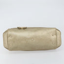 GUCCI GG Canvas Hand Bag Beige Gold 269894 Auth 160609-9