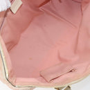 GUCCI GG Canvas Abbey Tote Bag Pink Gold 141470 Auth 160613-11
