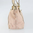 GUCCI GG Canvas Abbey Tote Bag Pink Gold 141470 Auth 160613-3