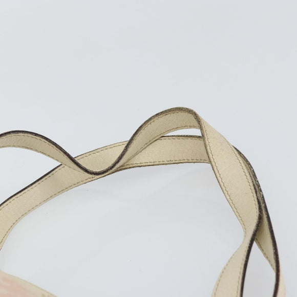 GUCCI GG Canvas Abbey Tote Bag Pink Gold 141470 Auth 160613