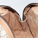 GUCCI GG Plus Supreme Boston Bag PVC Beige Gold Auth 160615-20