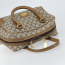 GUCCI GG Plus Supreme Boston Bag PVC Beige Gold Auth 160615-6