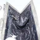 GUCCI Chain Shoulder Bag Leather Black Silver Auth 160616-19