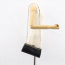 GUCCI Chain Shoulder Bag Leather Black Silver Auth 160616-21