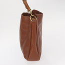 GUCCI Bamboo Hand Bag Leather Brown Gold 001 1638 Auth 160617-3