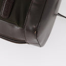 GUCCI Bamboo Body Bag Nylon Enamel Khaki Silver 003 2058 0059 5 Auth 160618-16