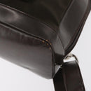 GUCCI Bamboo Body Bag Nylon Enamel Khaki Silver 003 2058 0059 5 Auth 160618-17