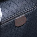GUCCI Bamboo Body Bag Nylon Enamel Khaki Silver 003 2058 0059 5 Auth 160618-19