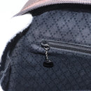 GUCCI Bamboo Body Bag Nylon Enamel Khaki Silver 003 2058 0059 5 Auth 160618-23