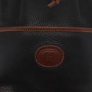 GUCCI Shoulder Bag Leather Black Gold 001 904 0791 Auth 160619-14
