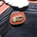 GUCCI Shoulder Bag Leather Black Gold 001 904 0791 Auth 160619-16