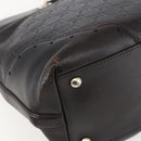 GUCCI GG Canvas Guccissima Tote Bag Leather Brown Gold 145993 Auth 160621-16