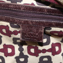 GUCCI GG Canvas Guccissima Tote Bag Leather Brown Gold 145993 Auth 160621-17