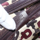 GUCCI GG Canvas Guccissima Tote Bag Leather Brown Gold 145993 Auth 160621-12