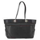 GUCCI GG Canvas Guccissima Tote Bag Leather Brown Gold 145993 Auth 160621-2