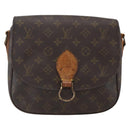 LOUIS VUITTON Monogram Saint Cloud MM Shoulder Bag M51243 LV Auth 160624-13