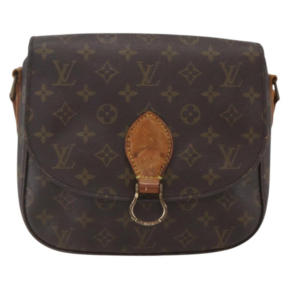 LOUIS VUITTON Monogram Saint Cloud MM Shoulder Bag M51243 LV Auth 160624