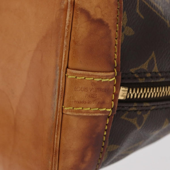 LOUIS VUITTON Monogram Alma Hand Bag M51130 LV Auth 160630