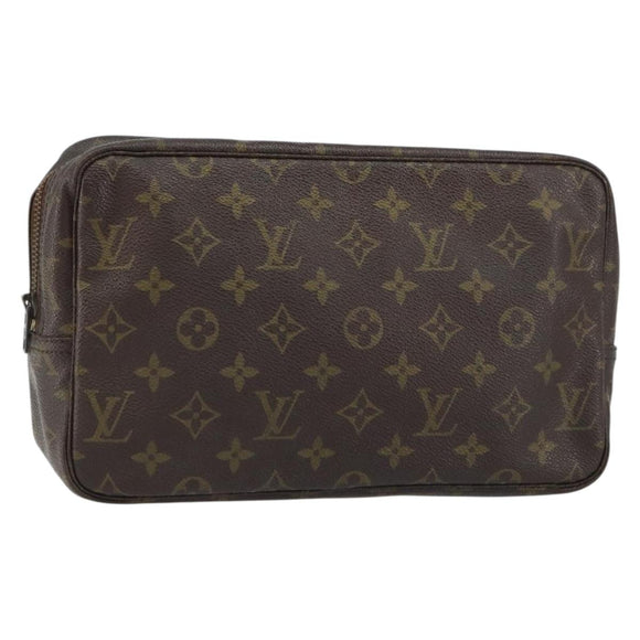 LOUIS VUITTON Monogram Trousse Toilette 28 Clutch Bag M47522 LV Auth 160634