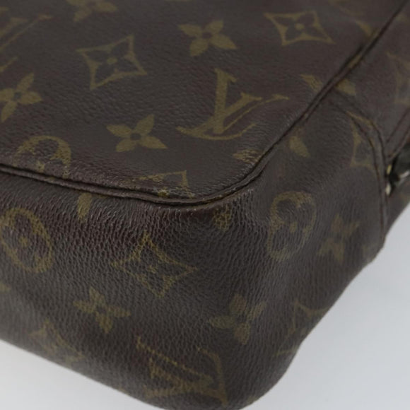 LOUIS VUITTON Monogram Trousse Toilette 28 Clutch Bag M47522 LV Auth 160634