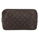 LOUIS VUITTON Monogram Trousse Toilette 28 Clutch Bag M47522 LV Auth 160634-13