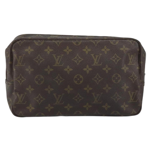 LOUIS VUITTON Monogram Trousse Toilette 28 Clutch Bag M47522 LV Auth 160634