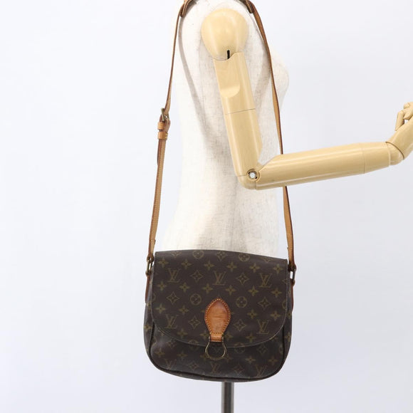 LOUIS VUITTON Monogram Saint Cloud GM Shoulder Bag M51242 LV Auth 160638