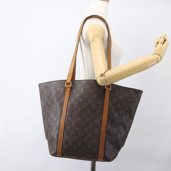 LOUIS VUITTON Monogram Sac Shopping Tote Bag M51108 LV Auth 160654