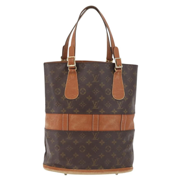 LOUIS VUITTON Monogram Bucket GM Shoulder Bag T42236 LV Auth 160660