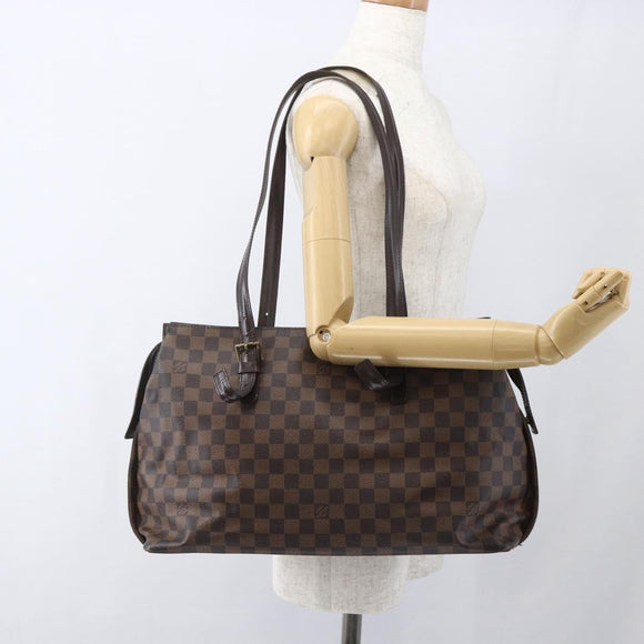 LOUIS VUITTON Damier Ebene Chelsea Tote Bag N51119 LV Auth 160663