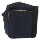 LOUIS VUITTON Damier Geant Pilot Shoulder Bag Blue N41159 LV Auth 160664-1