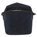 LOUIS VUITTON Damier Geant Pilot Shoulder Bag Blue N41159 LV Auth 160664-13