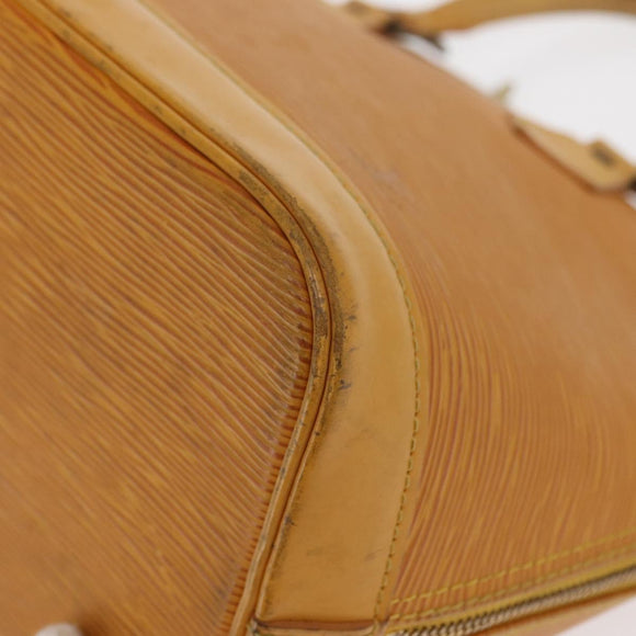 LOUIS VUITTON Epi Alma Hand Bag Yellow M52149 LV Auth 160665