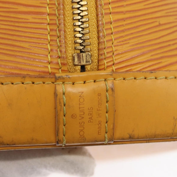 LOUIS VUITTON Epi Alma Hand Bag Yellow M52149 LV Auth 160665