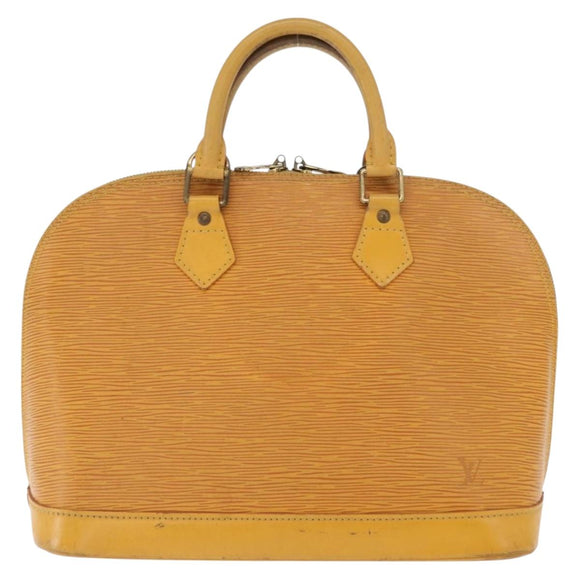 LOUIS VUITTON Epi Alma Hand Bag Yellow M52149 LV Auth 160665