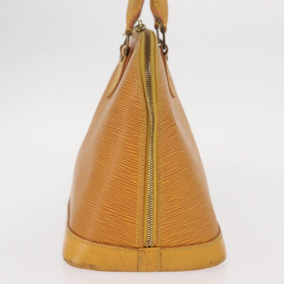 LOUIS VUITTON Epi Alma Hand Bag Yellow M52149 LV Auth 160665